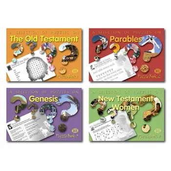 Puzzle Books mixed set - Series 1 (4pk) 